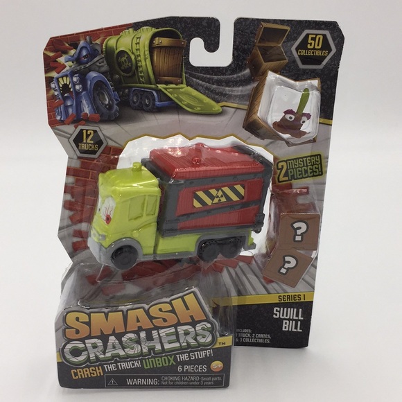 Smash Crashers Swill Bill Series 1 Mystery Crash the Truck! Unbox the Stuff! New - Picture 12 of 12